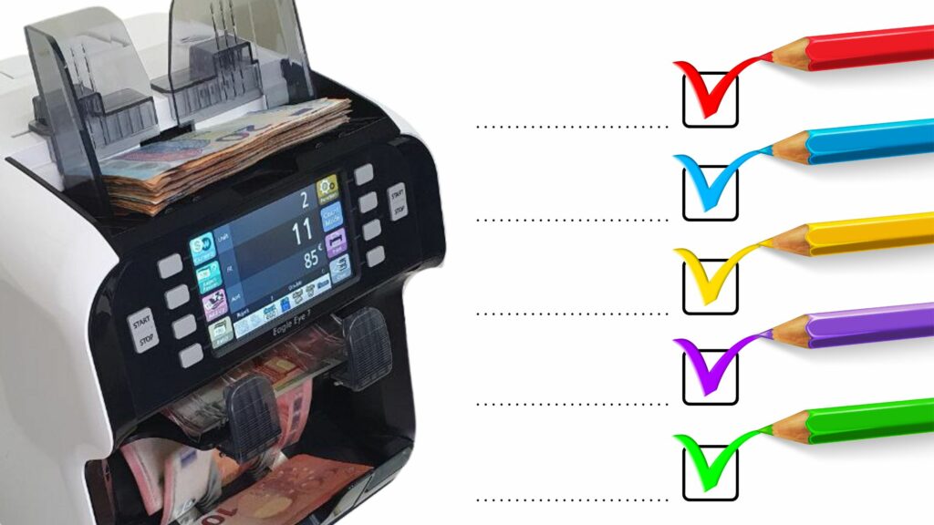 ¿Qué tener en cuenta para elegir una máquina contadora de billetes?
