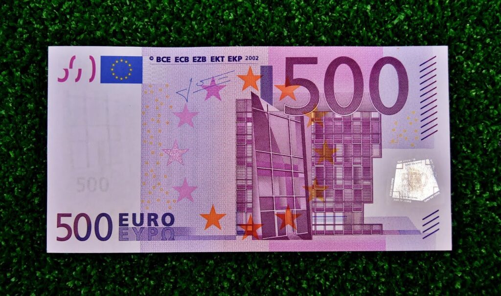 Identificar billetes de 500 euros originales